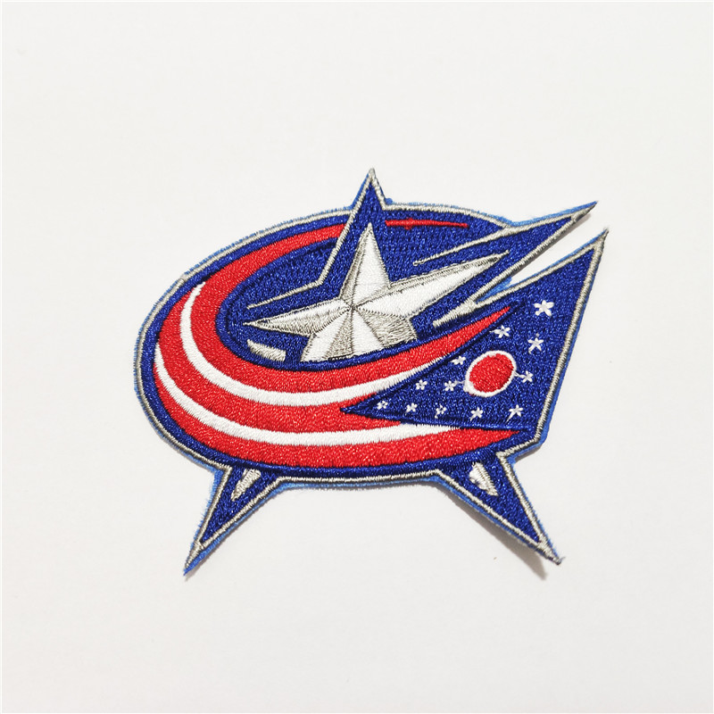 Columbus Blue Jackets Logo Iron on Patch 7.5cmx8.5cm